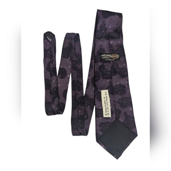 Looney Tunes x Harley Davidson Silk Tazmania Tie - Picture 2 of 9
